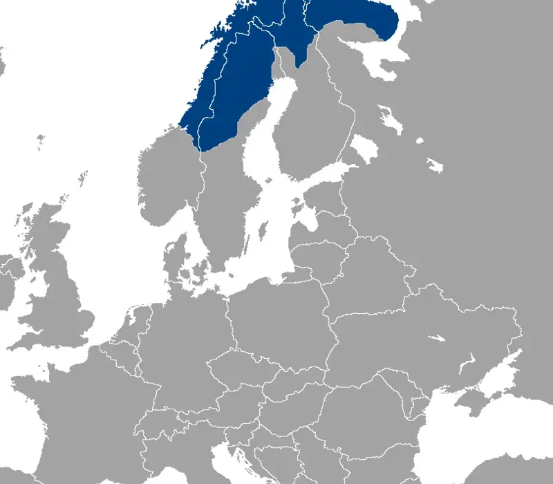 Gdzie leży Laponia - położenie regionu w 4 krajach Europy Północnej