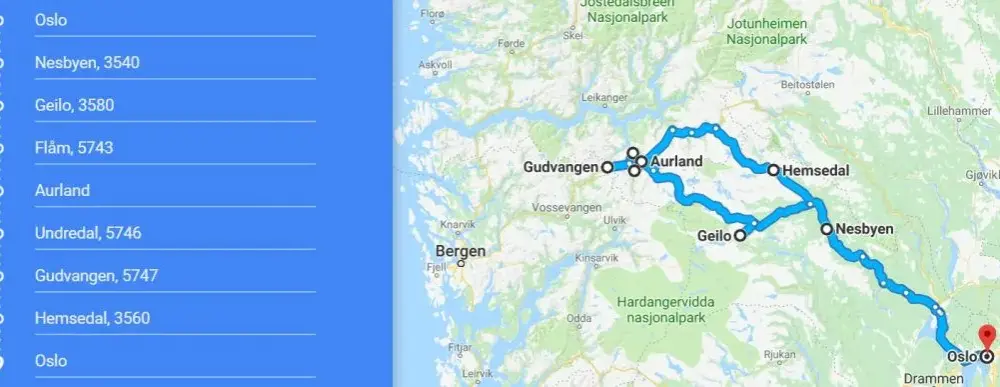 Oslo i jego fiordy zimą - magiczne miejsca na mapie Norwegii.