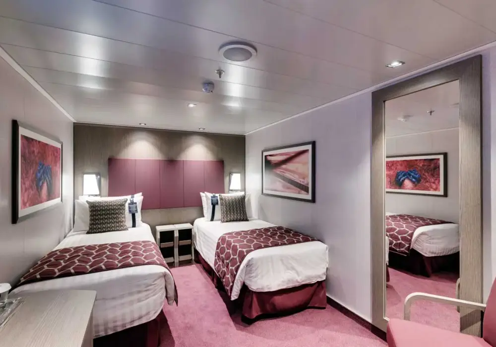 MSC Seaside - wszystkie typy kabin, udogodnienia i wyposażenie na statku