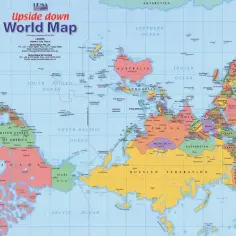 Dlaczego australijska mapa świata wywraca naszą rzeczywistość do góry nogami