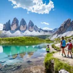 Dolomity z dziećmi: rodzinne wyprawy i atrakcje w górach Dolomitach