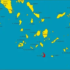 Santorini na mapie Europy: precyzyjna lokalizacja rajskiej wyspy