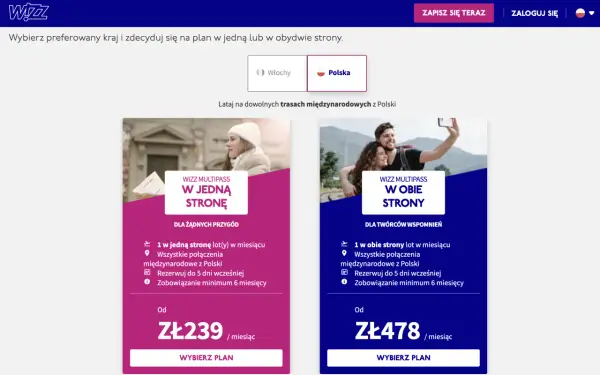 Wizz All You Can Fly - Mit czy rzeczywistość? MultiPass w Polsce